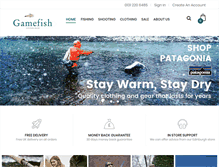 Tablet Screenshot of gamefishltd.co.uk